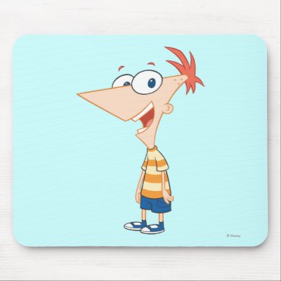 Phineas Pose mousepads