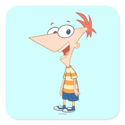 Phineas Pose stickers