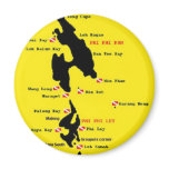 PhiPhi Dive Sites - Big Fridge Magnet