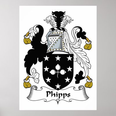 Phipps Family Crest Posters by coatsofarms