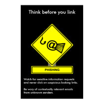 Phishing Security Awareness Poster posters