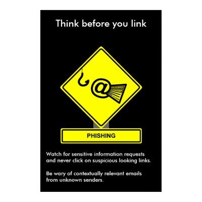 Phishing Security Awareness Poster by mindfulsecurity