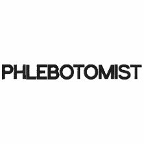 PHLEBOTOMIST AKA VAMPIRE - EMBROIDERED SHIRT embroidered shirts