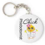 Phlebotomist Chick Keychain