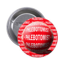 PHLEBOTOMIST SPHERE BLOOD DROP BUTTON
