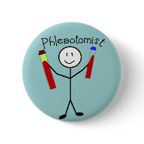 Phlebotomist Stick Person Pins