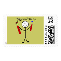 Phlebotomist Stick Person Postage Stamp