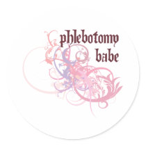Phlebotomy Babe Stickers