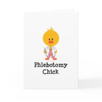 Phlebotomy Chick Greeting Card