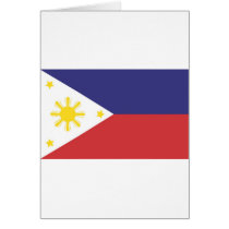 Phlippine Flag Card