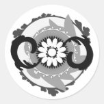 Phlowery Round Sticker