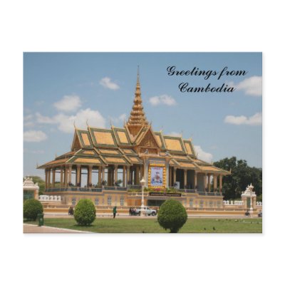 phnom penh greetings post cards by cardart