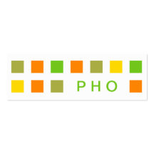 PHO (cuadrados de la MOD) Tarjetas De Visita