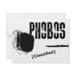 Phobos UFO Classified image Personalized Announcement