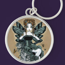 "Phoebe" Gothic Couture Butterfly Fairy Keychain