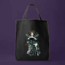"Phoebe" Gothic Couture Butterfly Fairy Tote Bag bags
