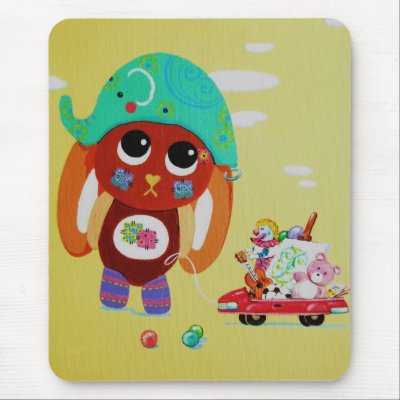 Phoebe's Playtime Mouse Mat by udonchow