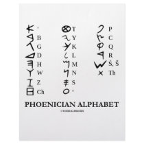 Phoenician Alphabet (Linguistics Cryptography) letterhead