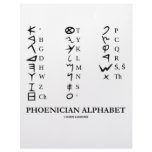 Phoenician Alphabet (Linguistics Cryptography) Personalized Letterhead