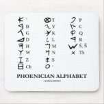 Phoenician Alphabet (Linguistics Cryptography) Mousepads