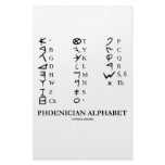 Phoenician Alphabet (Linguistics Cryptography) Stationery