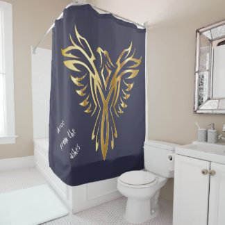 Phoenix arise from the ashes shower curtain