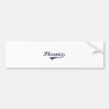 Phoenix Arizona Classic Design Bumper Sticker