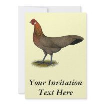 Phoenix:  BB Red Hen Custom Invite