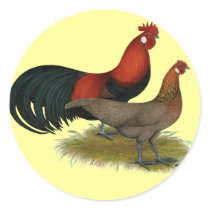 Phoenix:  BB Red Pair Round Sticker