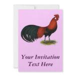Phoenix:  BB Red Rooster Custom Invites