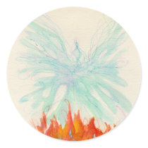 PHOENIX BIRD by SHARON SHARPE stickers by sharonsharpe PHOENIX BIRD by SHARON SHARPE stickers