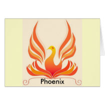 Phoenix bird cards