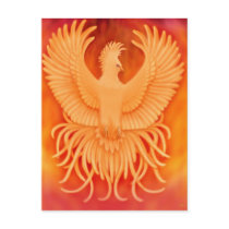 Phoenix Bird Postcard by victornotvictim Phoenix Bird Postcard