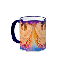 Phoenix Bird Ringer Mug