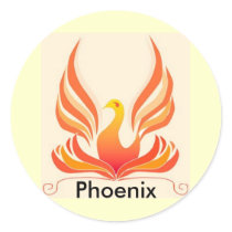 Phoenix bird stickers by Dogwing Phoenix bird stickers