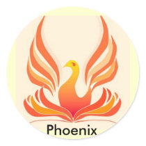 Phoenix bird stickers by Dogwing Phoenix bird stickers
