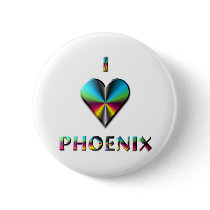 Phoenix -- Blue Green & Burgundy buttons by CulturalPerspective5 Phoenix -- Blue Green & Burgundy buttons