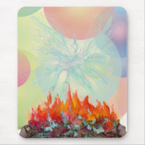 PHOENIX BUBBLES by SHARON SHARPE mousepads by sharonsharpe PHOENIX BUBBLES by SHARON SHARPE mousepads