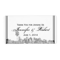 Phoenix Destination Wedding Water Bottle Label