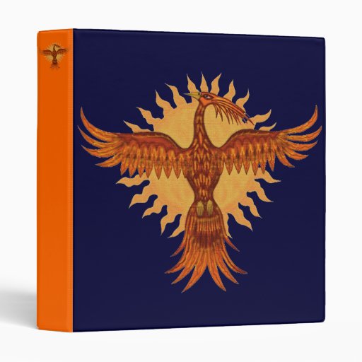 Phoenix Fire Bird Cool Binder Design Zazzle