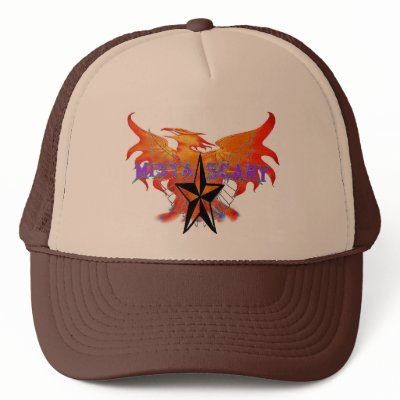 Phoenix Fire Bird Purple Baseball Hat Customized by MistaSCARY