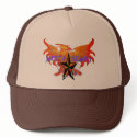 Phoenix Fire Bird Purple Baseball Hat Customized by MistaSCARY Phoenix Fire Bird Purple Baseball Hat Customized