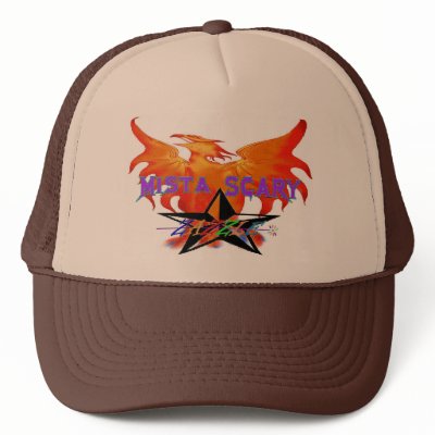 Phoenix Fire Bird Purple Zazzle Star Baseball Hat by MistaSCARY