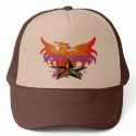 Phoenix Fire Bird Purple Zazzle Star Baseball Hat