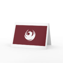 Phoenix Flag Greeting Card by FlagTshirts Phoenix Flag Greeting Card