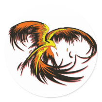 Phoenix Flight Stickers by Kidd_Ikarus Phoenix Flight Stickers