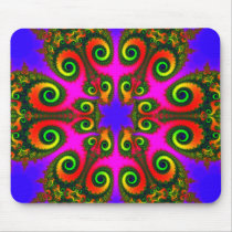 Phoenix Flower Fractal mousepads