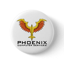 PHOENIX Logo Button by genphoenix PHOENIX Logo Button