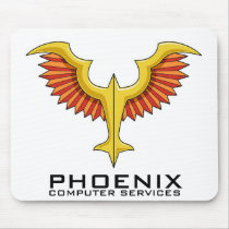 PHOENIX Logo Mousepad (White)