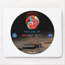 Phoenix Mission Patch CSA mousepads by NASA_and_Beyond Phoenix Mission Patch CSA mousepads